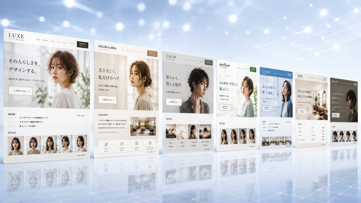 ヘアサロンサイトイメージ